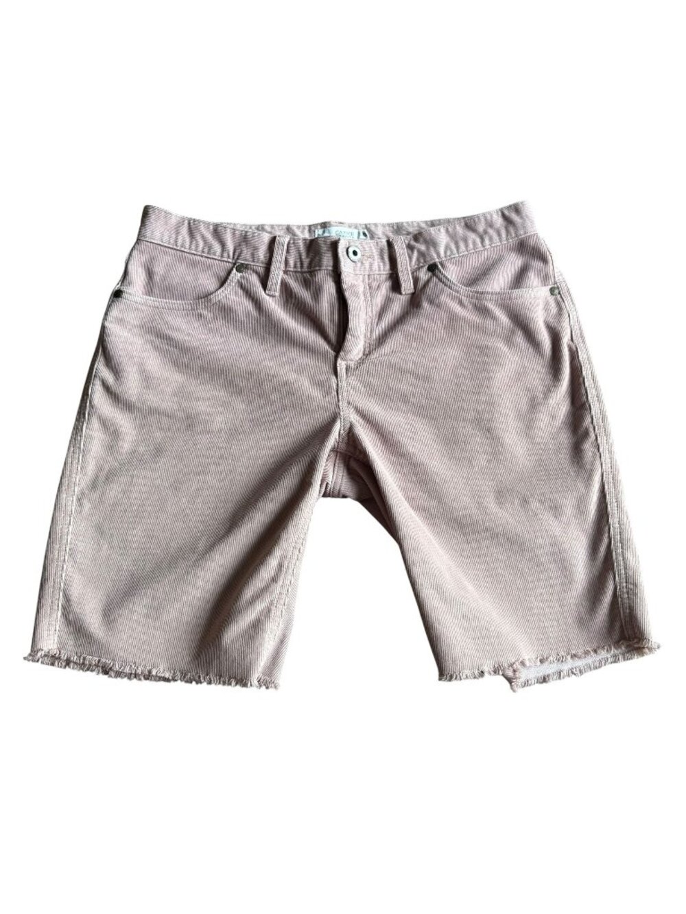CARVE Designs Oahu Shorts Bermuda Size 6 Corduroy Blush Pink 9" Inseam